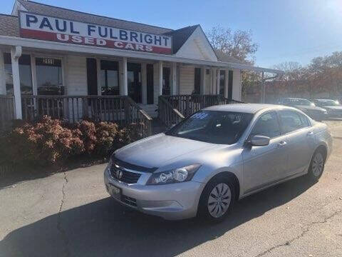 2010 Honda Accord for sale at Paul Fulbright Used Cars in Greenville SC