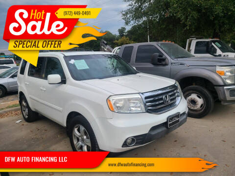 2013 Honda Pilot for sale at Bad Credit Call Fadi in Dallas TX