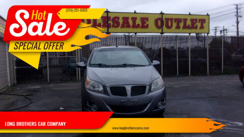 2009 Pontiac G3 for sale at LONG BROTHERS CAR COMPANY in Cleveland OH