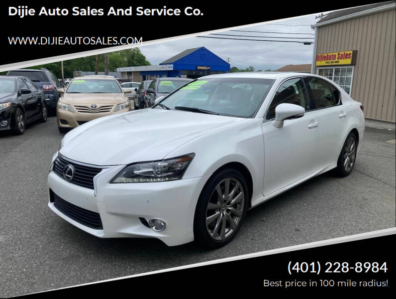 2015 Lexus GS 350 for sale at Dijie Auto Sales and Service Co. in Johnston RI