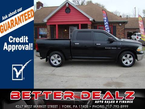 2011 RAM Ram Pickup 1500 for sale at Better Dealz Auto Sales & Finance in York PA