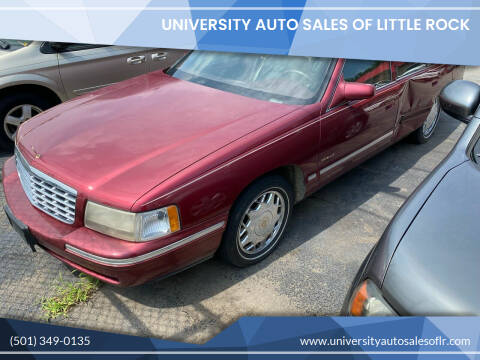 1998 Cadillac DeVille for sale at University Auto Sales of Little Rock in Little Rock AR
