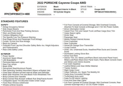 2022 Porsche Cayenne