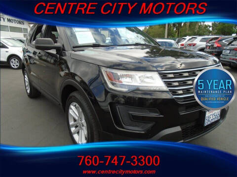 2017 Ford Explorer for sale at Centre City Motors in Escondido CA