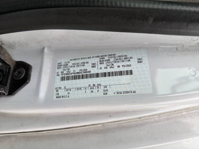 2021 Ford E-Series E-350 SD