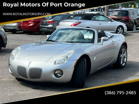 2007 Pontiac Solstice for sale at Royal Motors of Port Orange in Port Orange FL