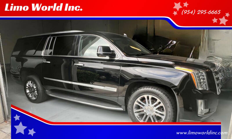 2018 Cadillac Escalade ESV for sale at Limo World Inc. in Seminole FL