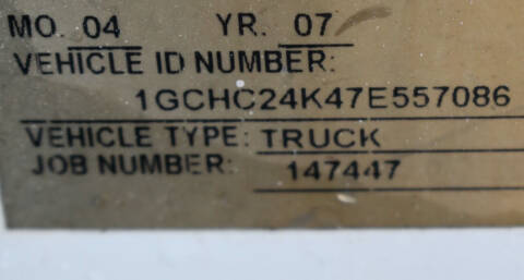 2007 Chevrolet Silverado 2500HD Work Truck