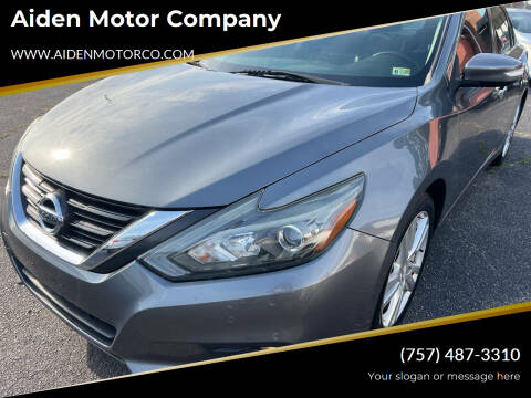 2016 Nissan Altima for sale at Aiden Motor Company in Portsmouth VA