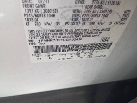 2012 Ford Explorer XLT