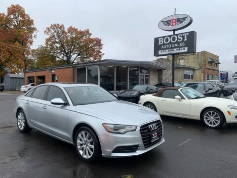2013 Audi A6 for sale at BOOST AUTO SALES in Saint Louis MO