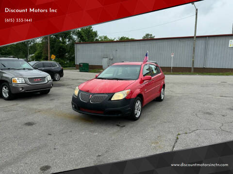 2005 Pontiac Vibe for sale at Discount Motors Inc in Nashville TN