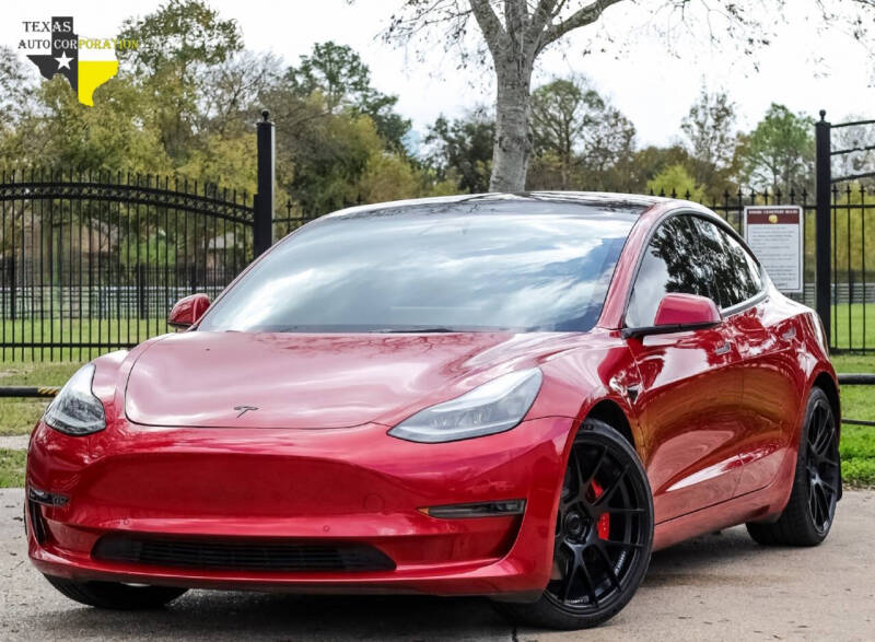 2022 Tesla Model 3 for sale at Texas Auto Corporation in Houston TX