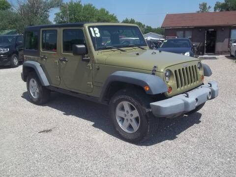 2013 Jeep Wrangler Unlimited for sale at BRETT SPAULDING SALES in Onawa IA
