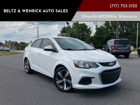 2017 Chevrolet Sonic for sale at Beltz & Wenrick Auto Sales in Chambersburg PA