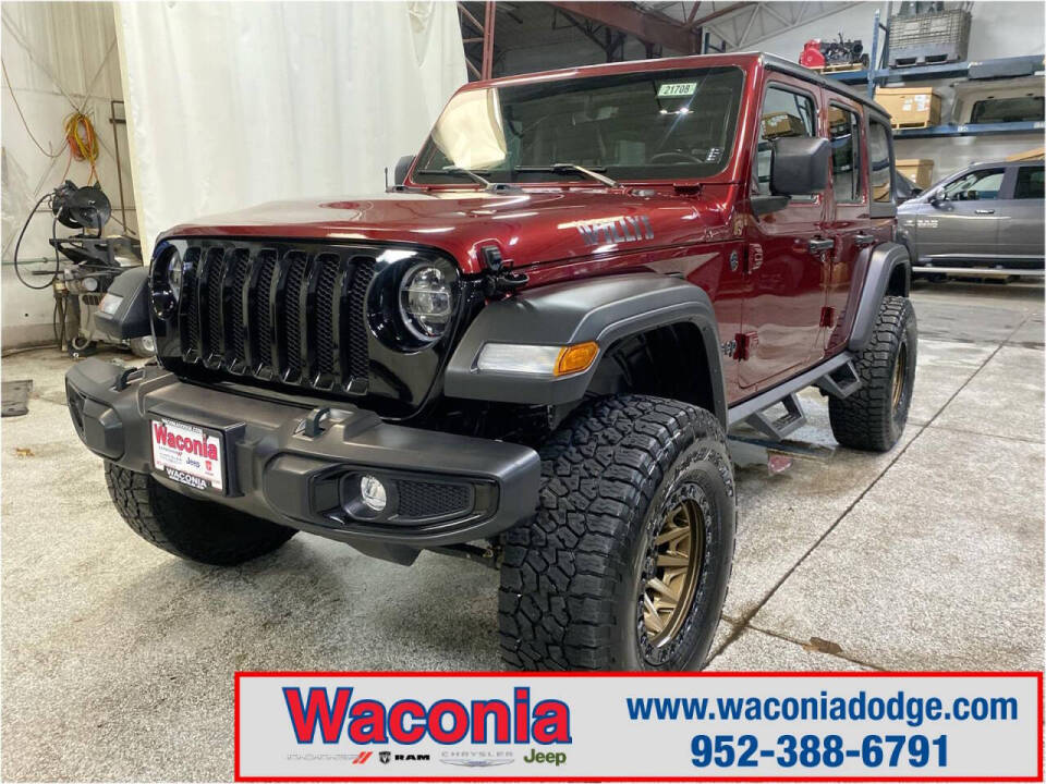 2021 Jeep Wrangler Unlimited for sale at Victoria Auto Sales in Victoria, MN