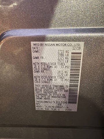 2020 Infiniti QX60 Luxe