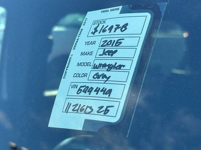 2015 Jeep Wrangler Unlimited