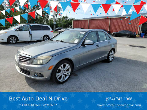 2008 Mercedes-Benz C-Class for sale at Best Auto Deal N Drive in Hollywood FL