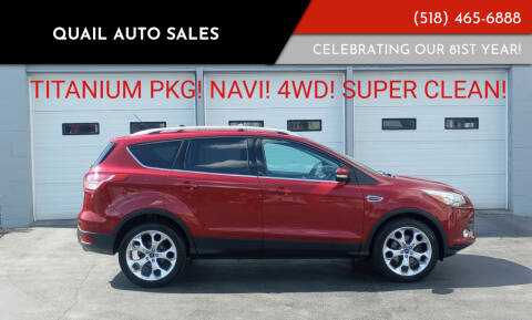 2013 Ford Escape for sale at Quail Auto Sales in Albany NY
