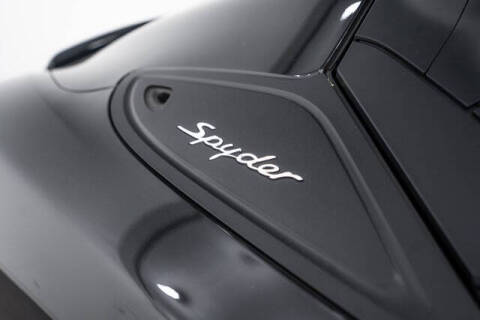 2016 Porsche Boxster Spyder