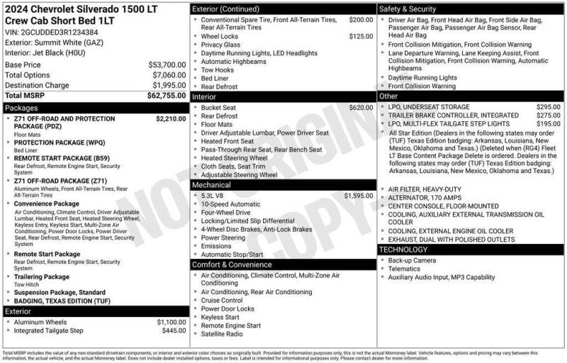 2024 Chevrolet Silverado 1500