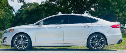 2019 Ford Fusion for sale at Palmer Auto Sales in Rosenberg TX