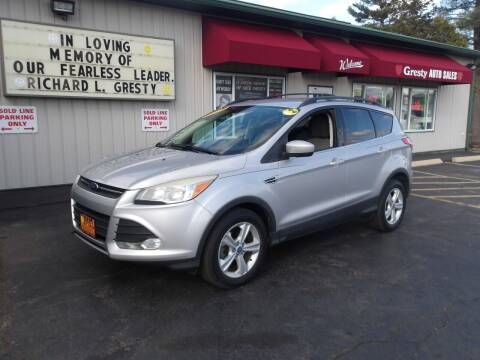 2013 Ford Escape for sale at GRESTY AUTO SALES in Loves Park IL