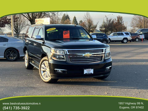 2015 Chevrolet Suburban for sale at Best Value Automotive in Eugene OR