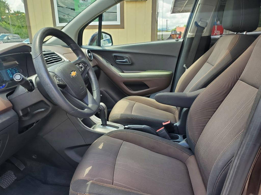 2015 Chevrolet Trax for sale at DAGO'S AUTO SALES LLC in Dalton, GA