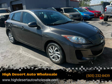 2013 Mazda MAZDA3 for sale at High Desert Auto Wholesale in Albuquerque NM