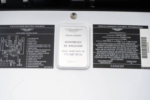 2003 Aston Martin V12 Vanquish