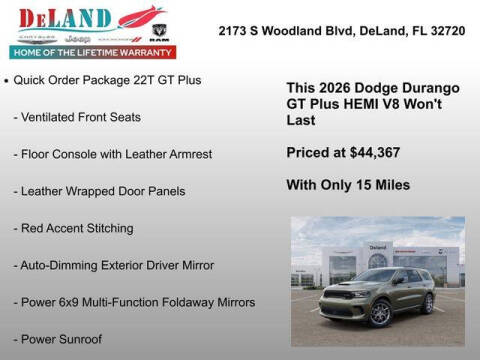 2026 Dodge Durango GT HEMI Plus