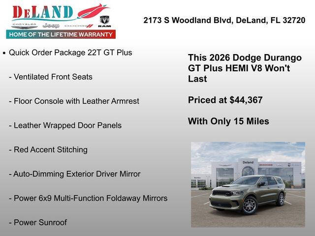 2026 Dodge Durango GT HEMI Plus