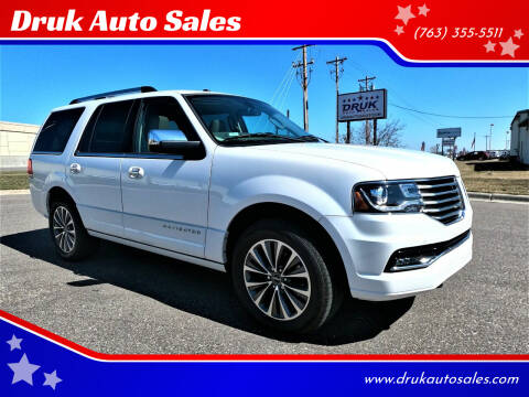 2017 Lincoln Navigator for sale at Druk Auto Sales in Ramsey MN