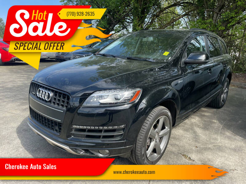 2015 Audi Q7 for sale at Cherokee Auto Sales in Acworth GA