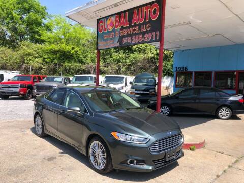 2015 Ford Fusion for sale at Global Auto Sales and Service in Nashville TN
