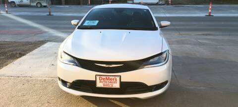 2015 Chrysler 200 for sale at DeMers Auto Sales in Winner SD