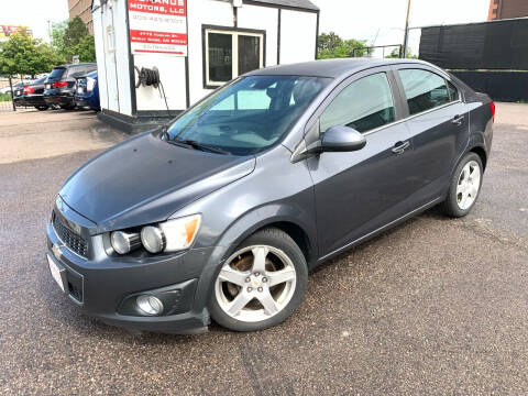 2012 Chevrolet Sonic for sale at McManus Motors in Wheat Ridge CO