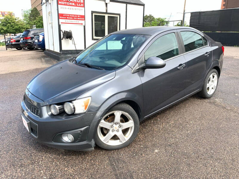2012 Chevrolet Sonic for sale at McManus Motors in Wheat Ridge CO