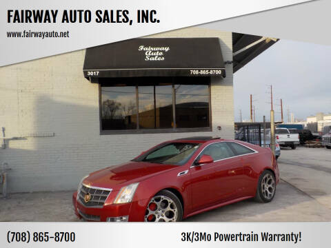 2011 Cadillac CTS for sale at FAIRWAY AUTO SALES, INC. in Melrose Park IL