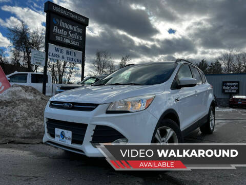 2014 Ford Escape for sale at Innovative Auto Sales in Hooksett NH