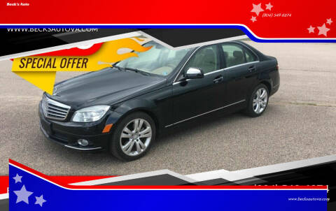 2008 Mercedes-Benz C-Class for sale at Beck's Auto in Chesterfield VA