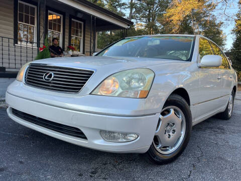 2002 Lexus LS 430 for sale at El Camino Auto Sales - Roswell in Roswell GA