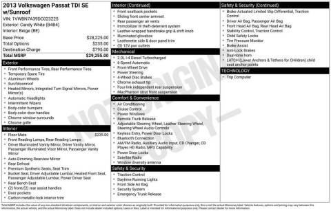 2013 Volkswagen Passat