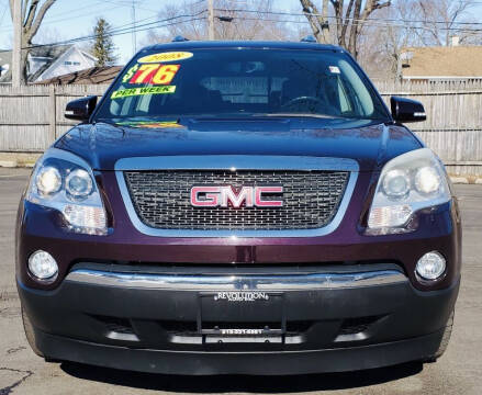 2008 GMC Acadia for sale at Revolution Auto Inc in McHenry IL