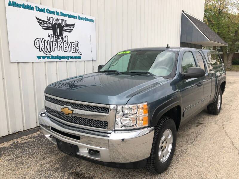 2012 Chevrolet Silverado 1500 for sale at Team Knipmeyer in Beardstown IL
