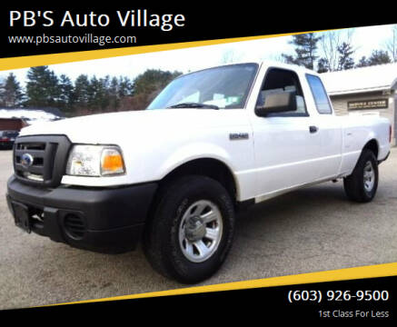 2011 Ford Ranger for sale at PB'S Auto Village in Hampton Falls NH