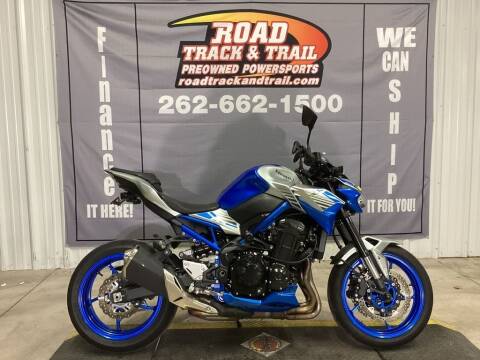 2020 Kawasaki Z900 ABS Candy Plasma Blue/Met for sale at Road Track and Trail in Big Bend WI