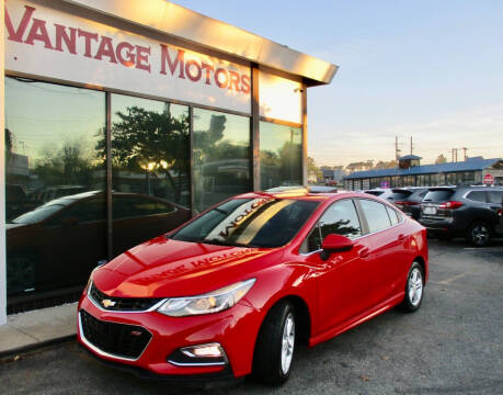 2016 Chevrolet Cruze for sale at Vantage Motors LLC in Raytown MO